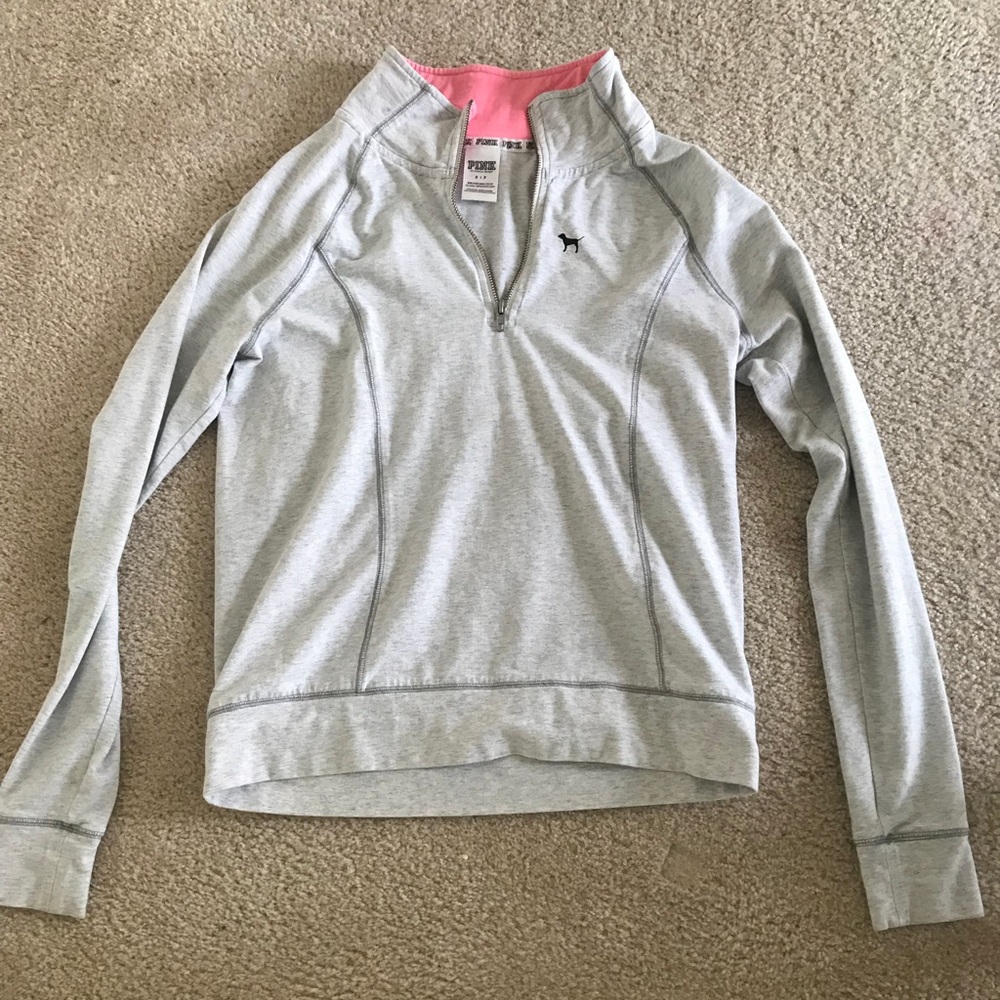 VS Pink Zip Up Top